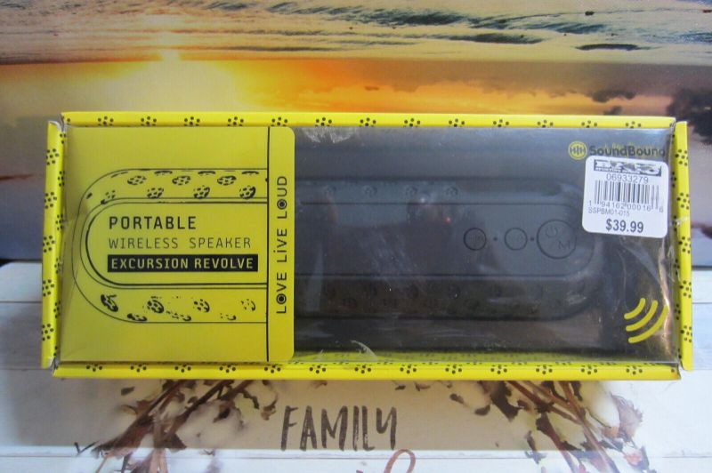 Photo 1 of SoundBound Wireless Speakers Black - Black Excursion Revolve Portable Wireless Speaker
 