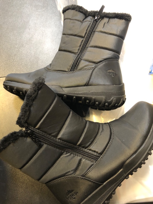 Photo 1 of 9 SNOW BLACK BOOTS 