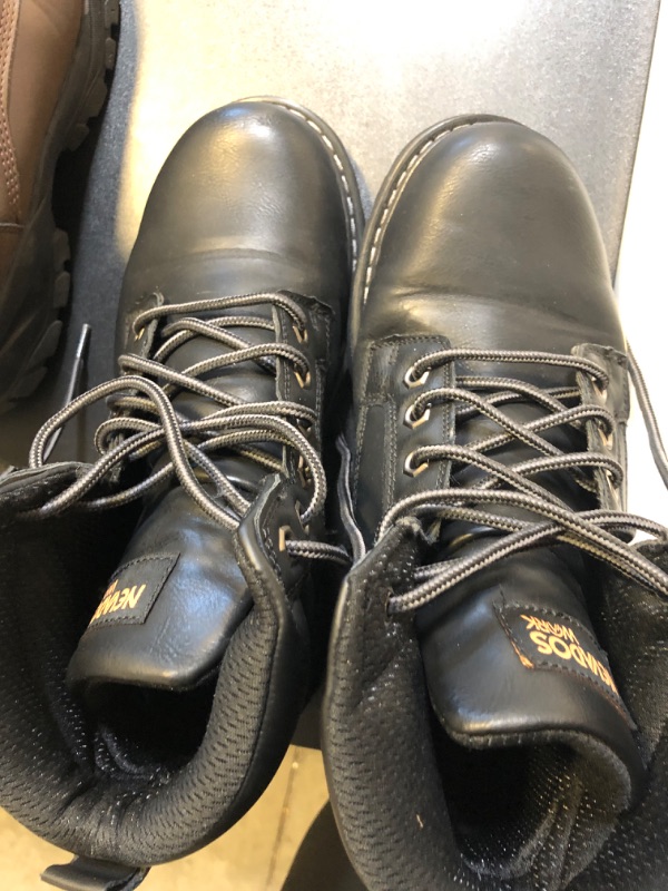 Photo 1 of 8.5 WORK BOOTS BLACK USED BUT LIKE NEW 