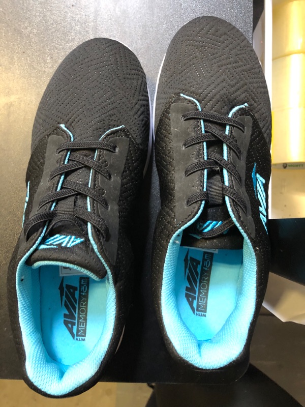 Photo 1 of Avi-Ignite Slip On Sneakers Shoes CasualBLACK AND TEAL RUNNING SHOE  8.5W 