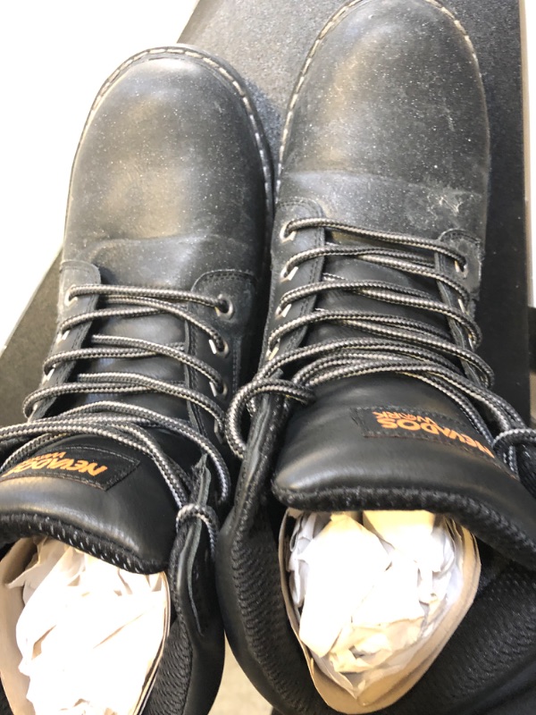 Photo 1 of BLACK WORK BOOTS 10M USED BUT LIKE NEW 