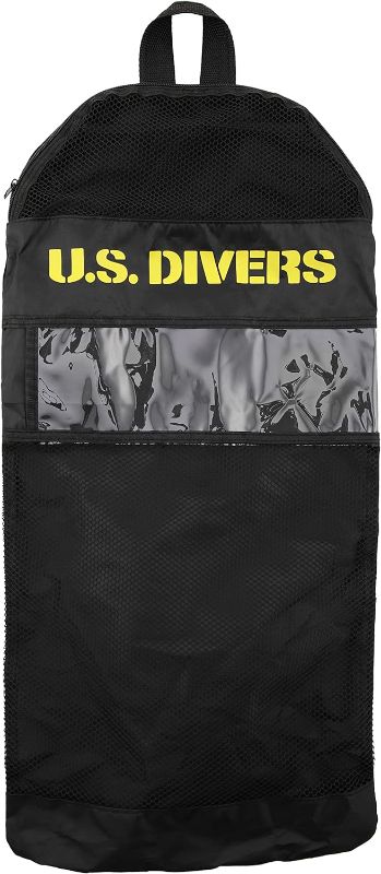 Photo 1 of U.S. Divers Cozumel Adult Snorkel Set - Anti-Fog PC Lens, Easy-Adjust Mask Buckles, Dry Top Snorkel, Adjustable Fin Buckles - Explore Series | Unisex Adult, Navy,  
 