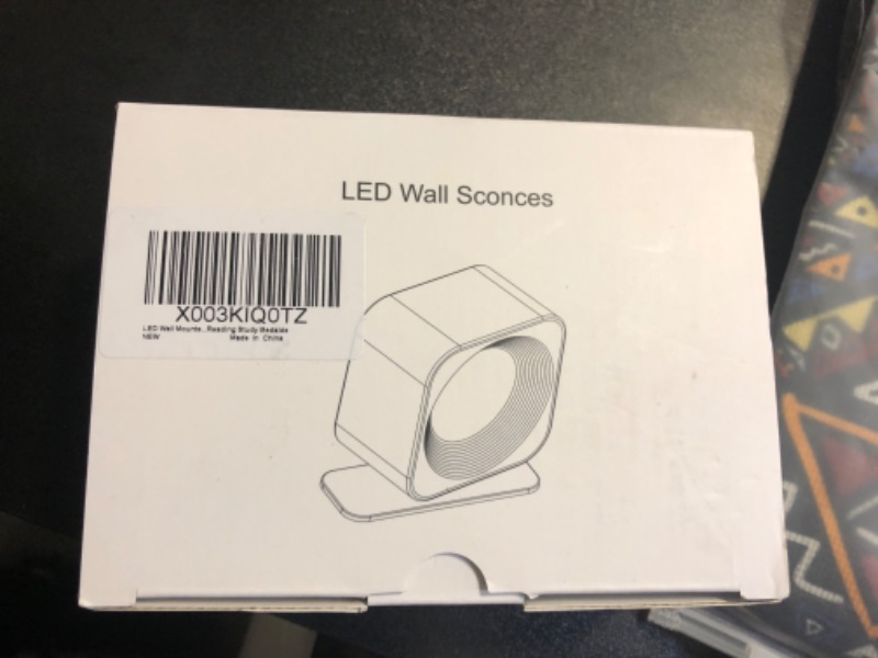 Photo 1 of Wall Sconces, LED Wall Lamp with Rechargeable Battery Operated USB Port, and Remote Control 360° Rotate Magnetic Ball Dimmable Touch Control Wall Light for Household Lighting Outdoor Black