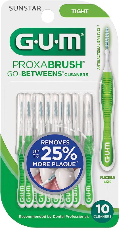 Photo 1 of  GUM-872H Sunstar Proxabrush Go-Betweens Cleaners Tight, 10 Count
pack of 5 