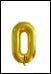 Photo 1 of YIUN 40 Inch Giant Gold Number Helium Foil Balloon Birthday Party Balloon Decoration (Gold-0