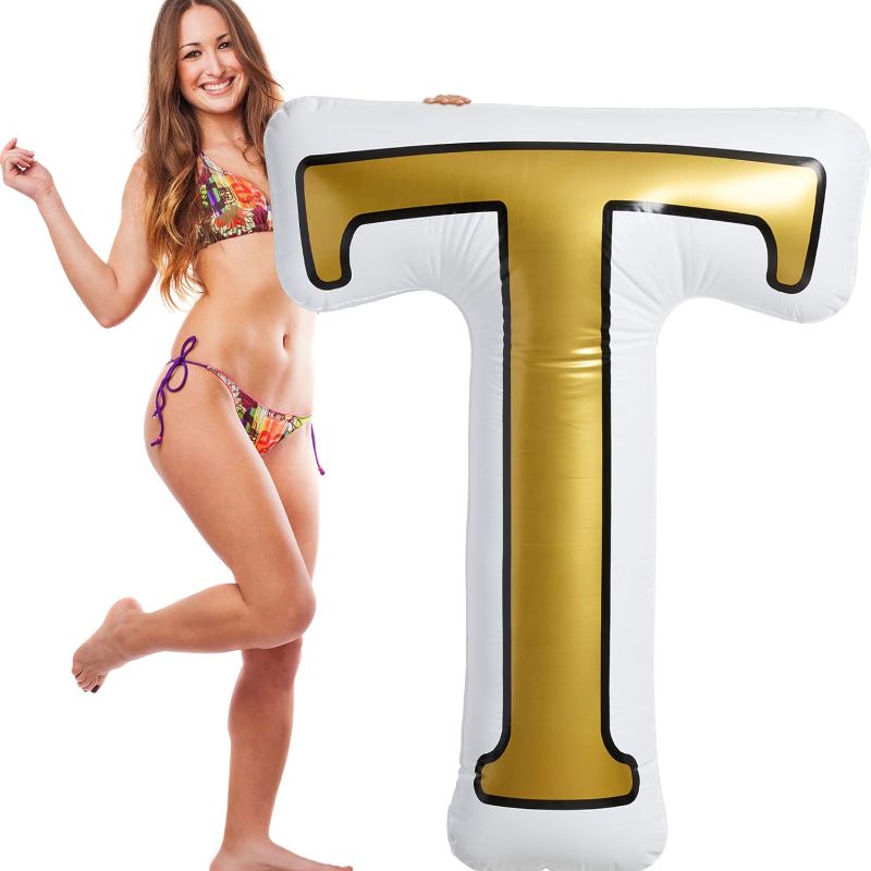 Photo 1 of Greek Letters Pool Float - Large 60''Party Decorations for Indoor Outdoor Fraternity & Sorority Decor Graduation
