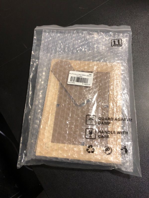 Photo 1 of OLYCRAFT Wooden Photo Frame Craft Kit 7.6x5.6 Inch Chips Shell Mosaic Wooden Craft Frames Set with Plastic Sculpture Knifes Accessories for Tabletop Display and Crafts DIY Painting Projects Chips Shell Mosaic 7.64x5.63 inch