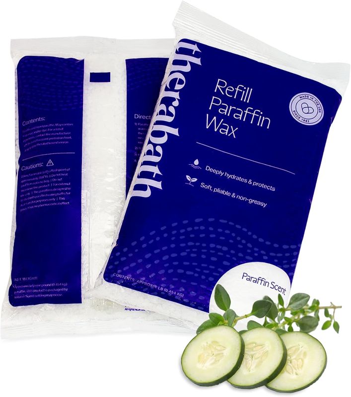 Photo 1 of Therabath Paraffin Wax Refill - Use To Relieve Arthritis Pain and Stiff Muscles - Deeply Hydrates and Protects - 6 lbs Cucumber Melon w/Thyme Scent
