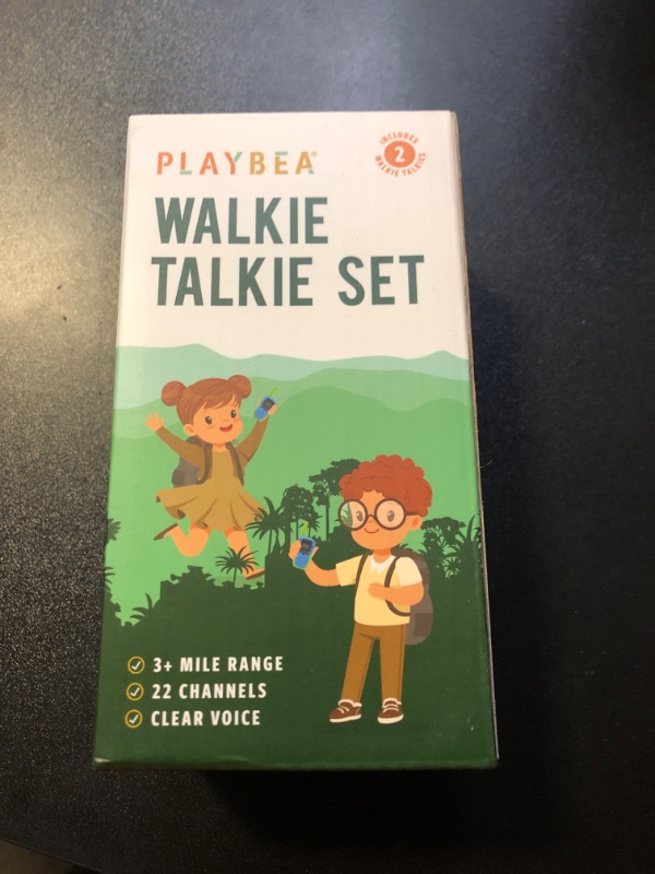 Photo 2 of Walkie Talkies for Kids - 22 Channels - 3 Miles Range Kids Walkie Talkie for Kids | Walkie Talkie Kids Toys for Kids | Girl Toys for Girls Toys | Boy Toys for Boys Toys | Kids Walkie Talkies 2 Pack Blue