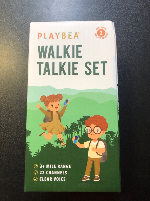 Photo 2 of Walkie Talkies for Kids - 22 Channels - 3 Miles Range Kids Walkie Talkie for Kids | Walkie Talkie Kids Toys for Kids | Girl Toys for Girls Toys | Boy Toys for Boys Toys | Kids Walkie Talkies 2 Pack Blue