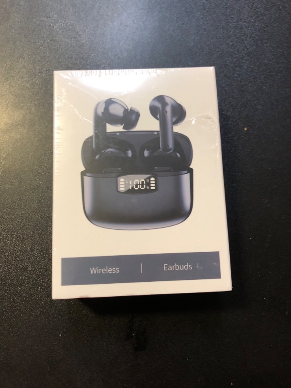 Photo 2 of Fommt Wireless Earbuds, Bluetooth 5.3 earphones, ENC Noise Cancelling, Bluetooth Earbuds With 40H Playtime,LED Power Display, Hi-Fi Stereo, Touch Control, IP7 Waterproof/Sweatproof Wireless Headphones