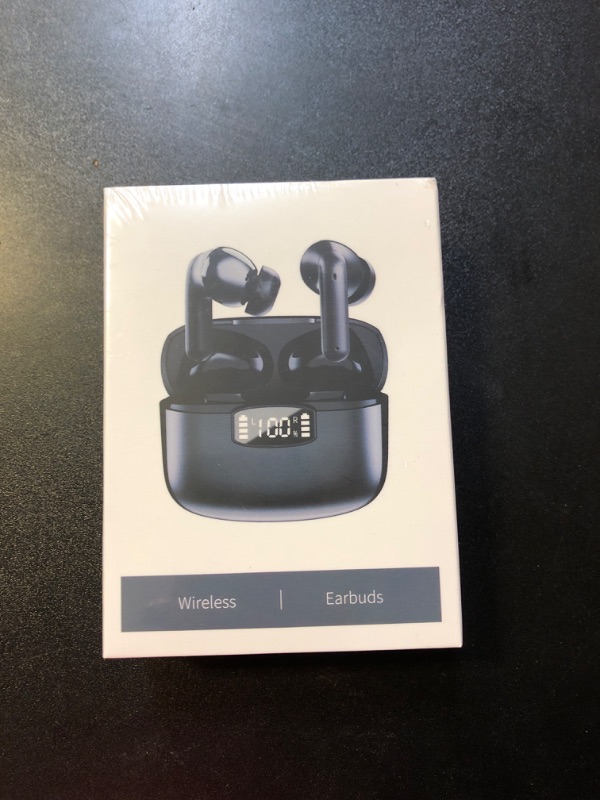 Photo 2 of Fommt Wireless Earbuds, Bluetooth 5.3 earphones, ENC Noise Cancelling, Bluetooth Earbuds With 40H Playtime,LED Power Display, Hi-Fi Stereo, Touch Control, IP7 Waterproof/Sweatproof Wireless Headphones