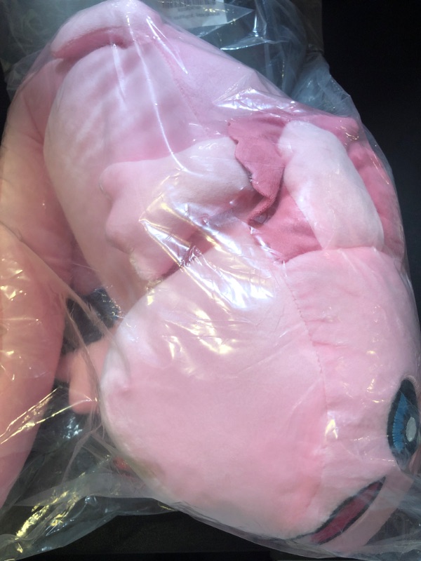 Photo 1 of Axolotl Weighted Plush,25" 1.7lbs Cute Stuffed Axolotl Weighted Plush Animal Axolotl Pillow Unique Plush Gift Collection for Kids (Pink 28.5 in)