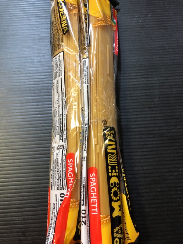 Photo 1 of Exp 12/25 3pc La Moderna Spaghetti Pasta, Noodles, Durum Wheat, Protein, Fiber, Vitamins, 7 Oz