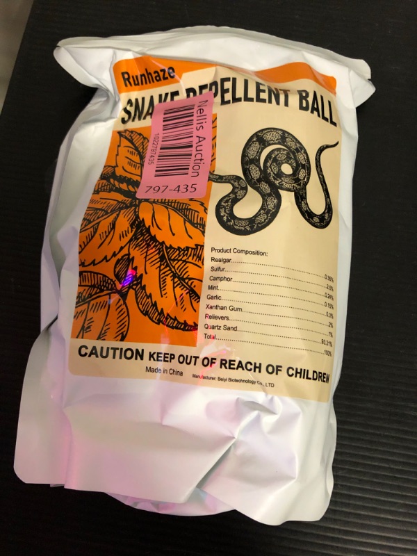 Photo 2 of 12 Packs Snake Away Repellent for Yard Powerful Be Gone Pet and Children Safe Ball for Outdoors Indoors Defence Camping Fishing Lawn Garden Home Control