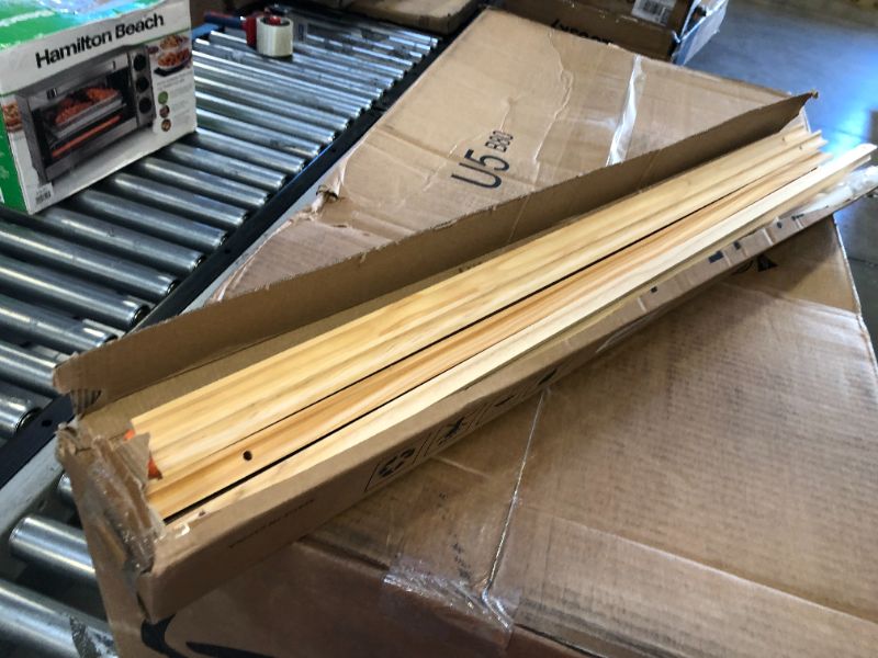 Photo 1 of VISWIN 63" Wooden Tripod Display Easel Stand for Wedding Sign, Poster, A-Frame Artist Easel Floor with Tray for Painting, Canvas, Foldable Easel - Natural Natural 1 PCS