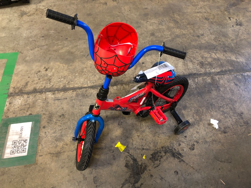 Photo 2 of 12" Marvel Spider-Man Sidewalk Bike for Boys, Red, by Huffy