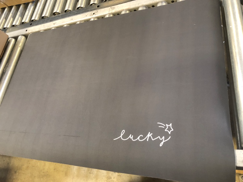 Photo 1 of DESK TOP MAT - BLACK - LUCKY - SIZE 35X23 INCHES