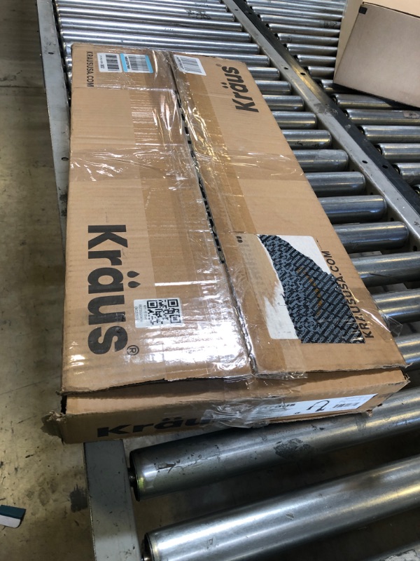 Photo 1 of Kraus KPF-1610MB Bolden 18-Inch Commercial Kitchen Faucet with Dual Function Pull-Down Sprayhead in All-Brite Finish, 18 inch, Matte Black & Dishwasher Air Gap in Matte Black, KAG-1MB