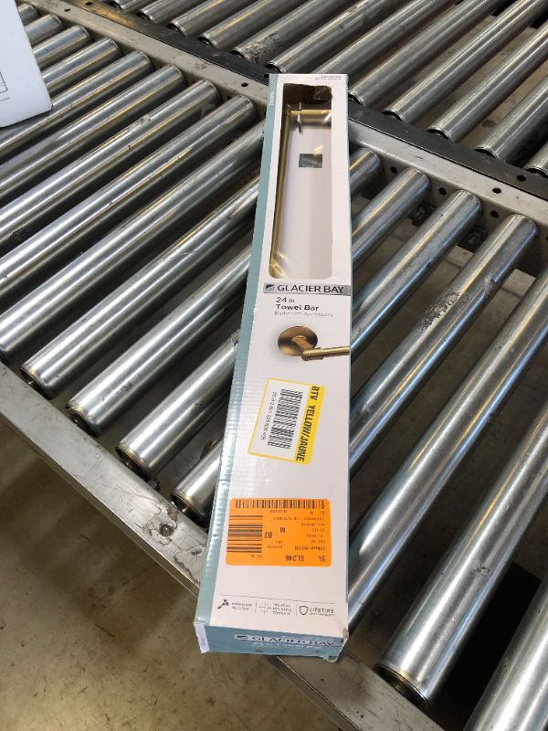 Photo 1 of Parsons 24 in. Towel Bar Brushed Gold