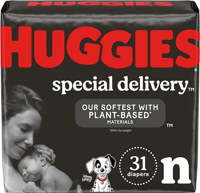 Photo 1 of Huggies Special Delivery Hypoallergenic Baby Diapers Size 6 (35+ lbs), 32 Ct, Fragrance Free, Safe for Sensitive Skin

