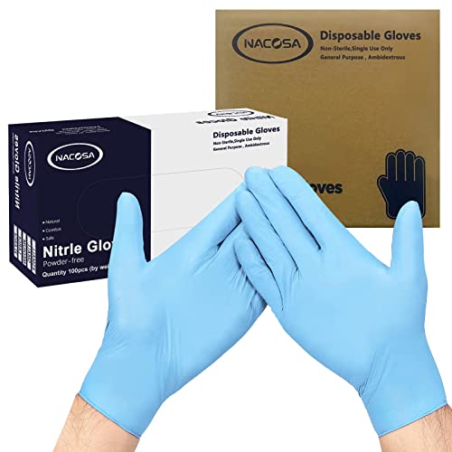 Photo 1 of Nitrile Gloves Disposable Gloves Latex Free Powder Free Medical Exam Glove 100-m 