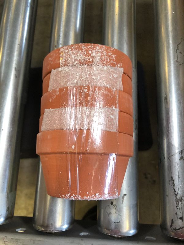 Photo 1 of 5 pack 3.7 Inch Shallow Terra Cotta pots,Ceramic Clay Planter with Drain Hole for Succulent & Cactus Nursery Planter