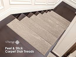 Photo 1 of PURRUGS Peel & Stick Self-Adhesive Carpet Stair Treads 8"x30", 15-Pack, Non-Skid Machine Washable Soft Stair Rugs for Wooden and Hard Surface Steps, Safety Stair Covers for Dogs, Kids & Seniors