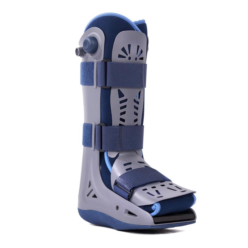 Photo 1 of Velpeau Air CAM Walking Boot for Broken Foot - Dual Independent Inflatable - Orthopedic Boot for Stress Fracture, Post-Op Rehab (Unisex, Tall, Small)
