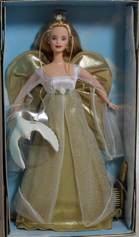 Photo 1 of Angelic Inspirations Barbie Doll Blonde Special Edition 1999 Mattel #24984
