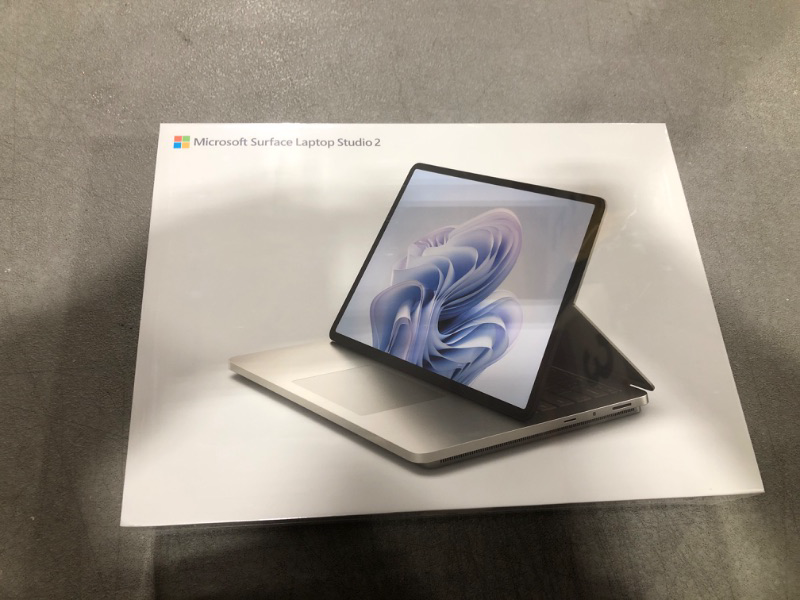 Photo 2 of Microsoft Surface Laptop Studio 2 (2023) - 14.4" Touchscreen - Intel Core i7, 32GB RAM, 1TB SSD, NVIDIA GeForce RTX 4050, Windows 11, Platinum Color Intel i7 32 GB 1 TB NVIDIA® GeForce RTX™ 4050