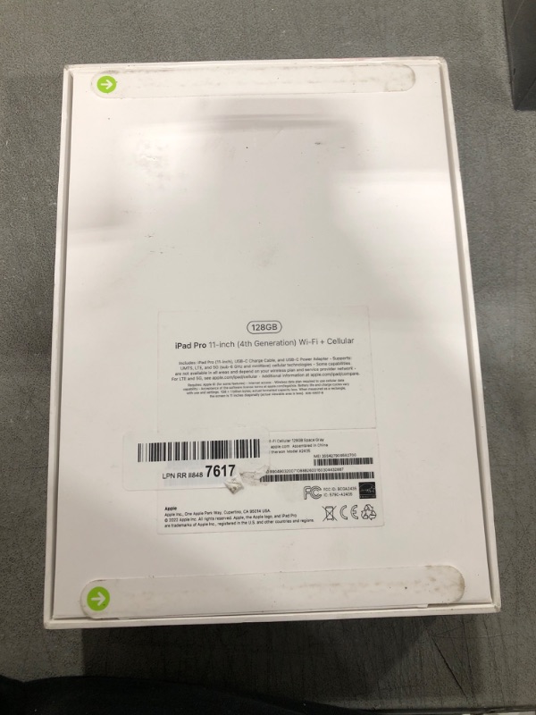 Photo 2 of Apple iPad Pro 11-inch (4th Generation): with M2 chip, Liquid Retina Display, 128GB, Wi-Fi 6E + 5G Cellular, 12MP front/12MP and 10MP Back Cameras, Face ID, All-Day Battery Life – Space Gray
