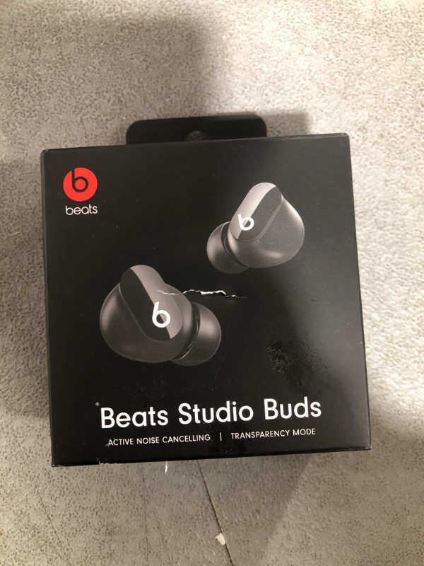 Photo 2 of Beats Studio Buds - True Wireless Noise Cancelling Earbuds - Black Studio Buds **NO APPLECARE**