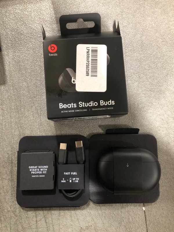 Photo 4 of Beats Studio Buds True Wireless Noise Cancelling Bluetooth Earbuds - Black
