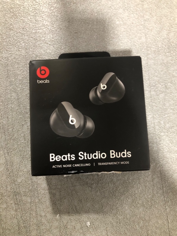 Photo 1 of Beats Studio Buds - True Wireless Noise Cancelling Earbuds - Black Studio Buds **NO APPLECARE**