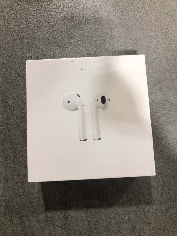 Photo 2 of Apple AirPods (2nd Generation) MV7N2AM/a with Charging Case - Stereo - Wireless - Bluetooth - Earbud - Binaural - in-ear
