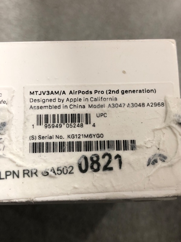 Photo 3 of Apple AirPods Pro (2nd Generation) Wireless Ear Buds with USB-C Charging, Up to 2X More Active Noise Cancelling Bluetooth Headphones, Transparency Mode, Adaptive Audio, Personalized Spatial Audio USB-C Without AppleCare+
