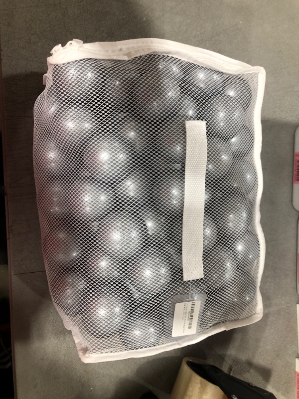 Photo 1 of Ball Pit Balls Clear Ball Pit Balls - Crush Proof Ball Pit Balls Plastic Toy Balls for Ball Pit Boys and Girls