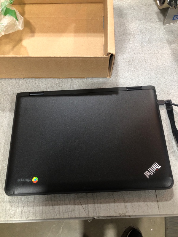 Photo 3 of Lenovo ThinkPad Yoga 11e Chromebook (4th Gen) 20HY 11.6" - Intel Celeron N3450 1.1GHz, 4GB RAM, 32GB SSD - Black