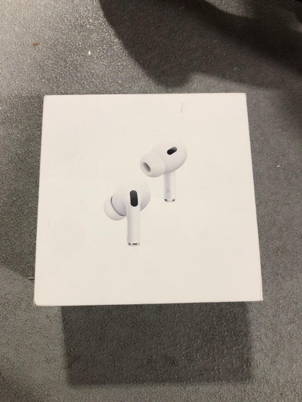 Photo 5 of Apple AirPods Pro (2nd Generation) Wireless Ear Buds with USB-C Charging, Up to 2X More Active Noise Cancelling Bluetooth Headphones, Transparency Mode, Adaptive Audio, Personalized Spatial Audio USB-C Without AppleCare+(NEW OPENED FOR PICTURE)