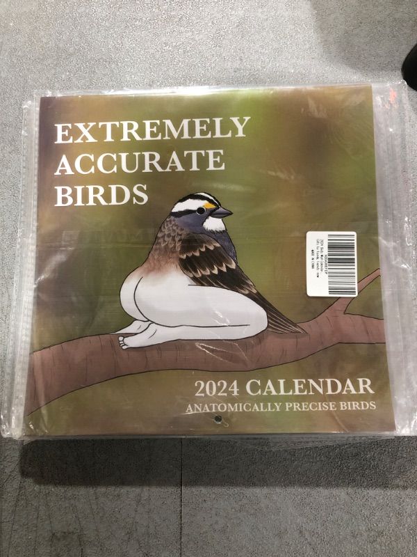 Photo 1 of 2024 Birds Wall Calendar, 2024 Calendar Birds Jan. 2024 - Dec. 2024, Monthly Birds Calendar Planner 2024, Funny Calendar Gag Gifts for Family, Friends
