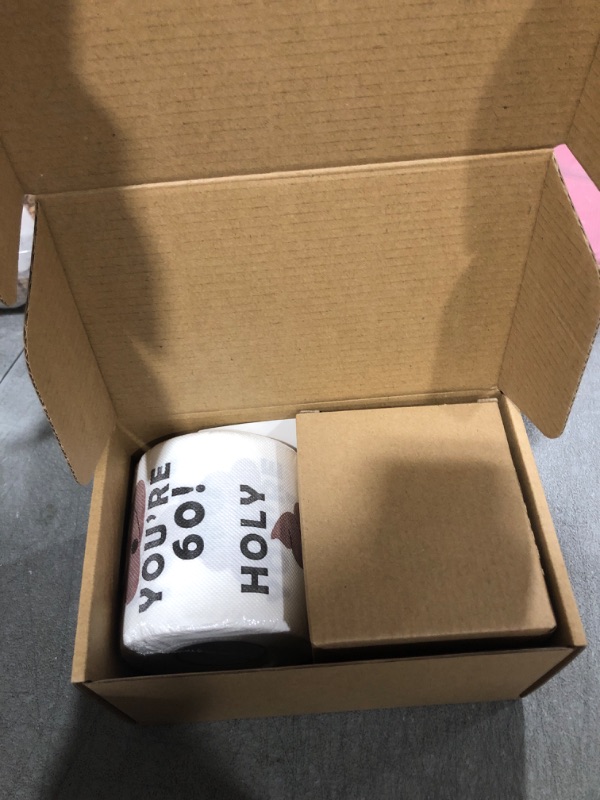 Photo 1 of 60th Birthday Gifts for Men-2 PCS 60th Birthday Gift Set,1963 Whiskey Glass&60th Birthday Toilet Paper,60th Birthday Aged to Perfection gifts for Dad,Husband,Friend,Boss 60th Birthday Gifts Set