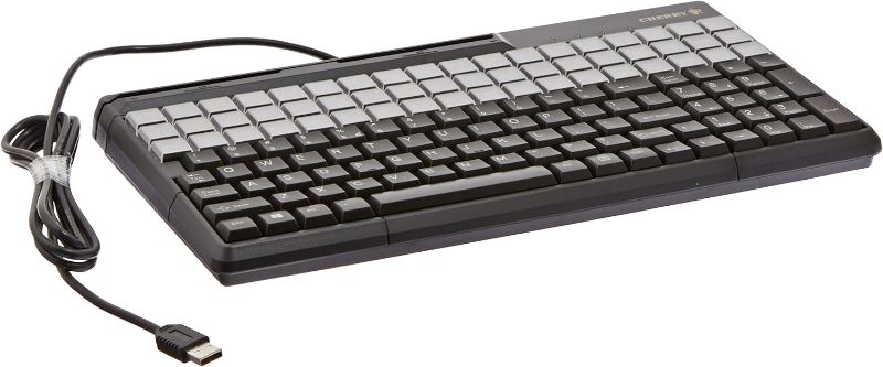 Photo 1 of Cherry G86-71401EUADAA LPOS Keyboard w/Touchpad - MSR - USB - US Key Layout - Black 