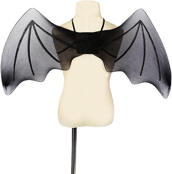 Photo 1 of BinaryABC Halloween Bat Wings,Vampire Costume Wings,Halloween Costume Accessory,Halloween Party Favors Cosplay Wings Set of 4