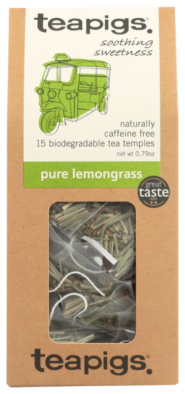 Photo 1 of (6 Pack) Teapigs Pure Lemmongrass Soothing Sweetness Tea, 15 Bags