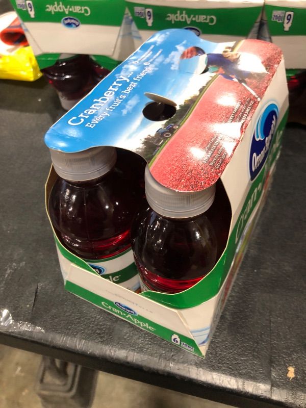 Photo 2 of Ocean Spray® Cran-Apple™ Cranberry Apple Juice Drinks, 10 Fl Oz Bottles, 6 Count (Pack of 4)