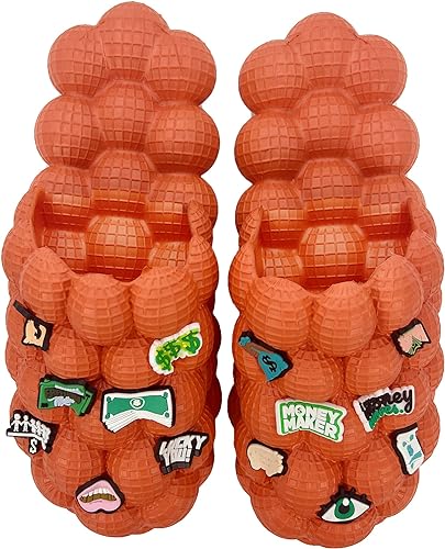 Photo 1 of Anboa Bubble Slides, Bubble Slippers, Massage Bubble Slides Slippers for Women Men, Funny Lychee Non-slip Spa Slippers, Soft Pillow Stress Relief Slides, Reflexology Sandals for Ladies Slides - SIZE 13