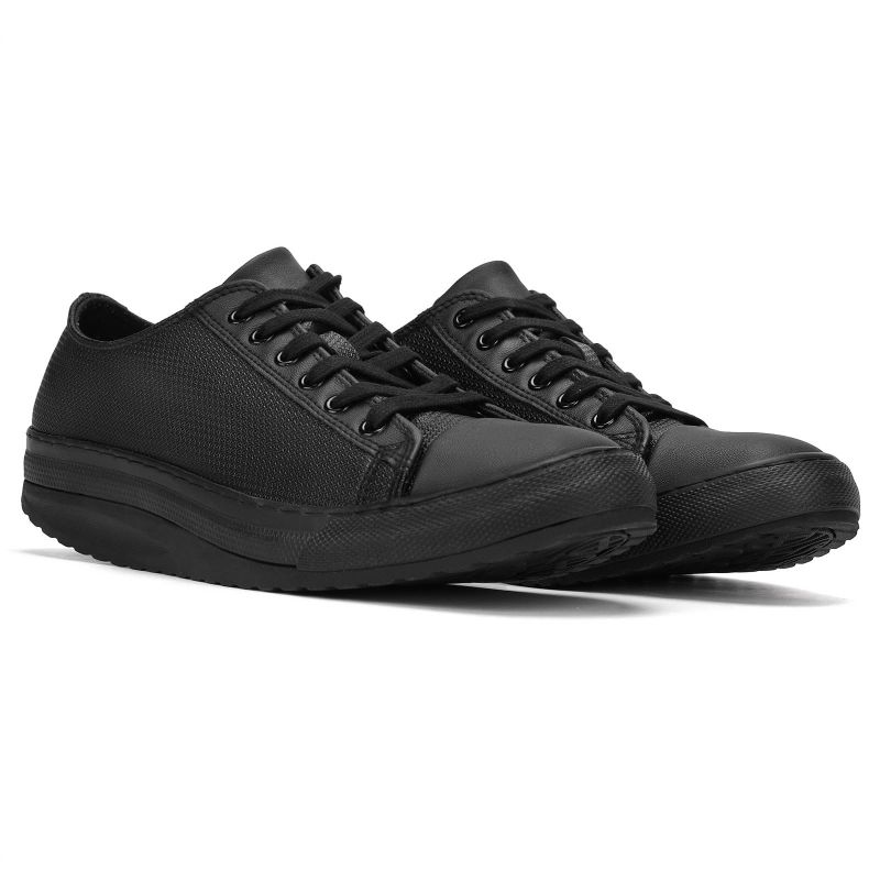 Photo 1 of Arc-Design Mens Fashion Sneakers: Stylish,Uniquely Comfort Men's Faux Leather Sneakers Oxfords Business Casual Walking Shoes 11 Black