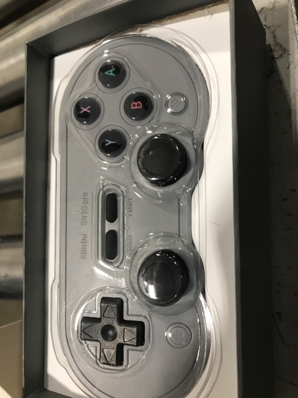 Photo 2 of 8Bitdo Sn30 Pro Bluetooth Gamepad (Gray Edition) - Nintendo Switch & Pro 2 Bluetooth Controller for Switch/Switch OLED, PC, macOS, Android, Steam & Raspberry Pi (Gray Edition) - Nintendo Switch Gray Edition Gamepad + Controller