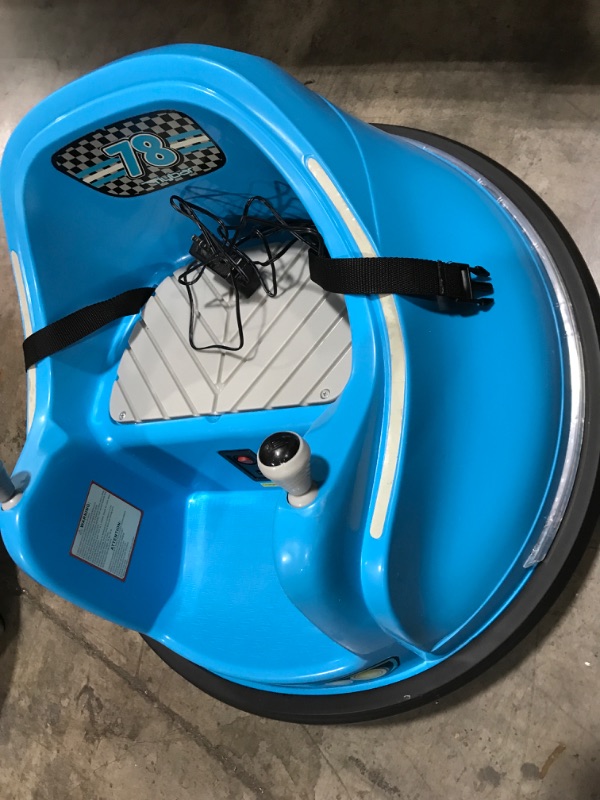 Photo 1 of Bumper Buddy Ride On Electric Bumper Car for Kids & Toddlers, 12V 2-Speed, Ages 1 2 3 4 5 Year Old Boys - Remote Control, Baby Boy Riding Bumping Toy Gifts Cars, Toys Gift Toddler 12-18 Months Age Kid
